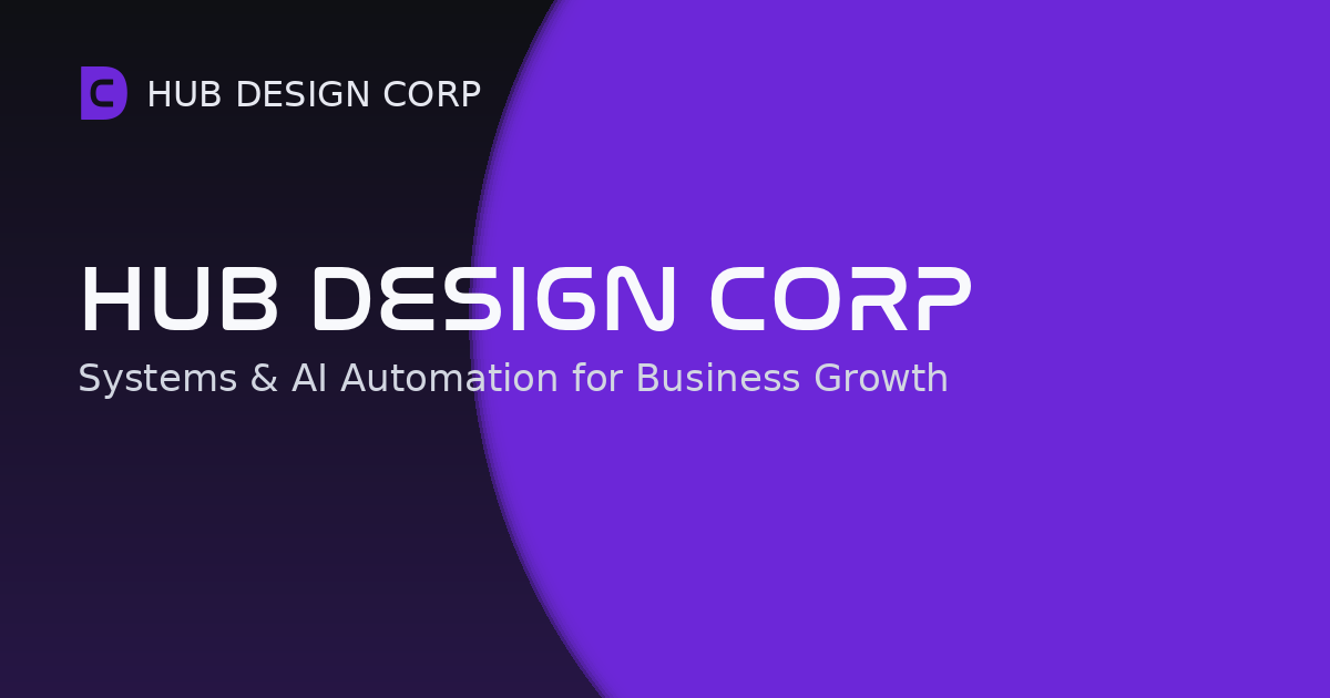 Desing Cop Hub Design Corp | Веб-інженерія, SaaS та інтеграції